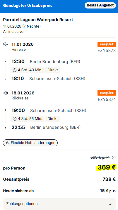 Ägypten Pauschalangebot
