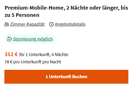 Glamping HOtelangebot