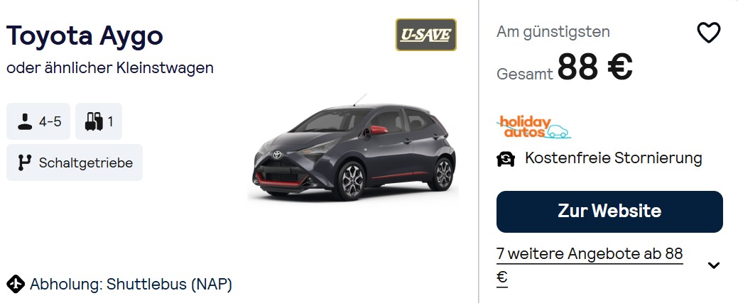 Italien Auto kombi