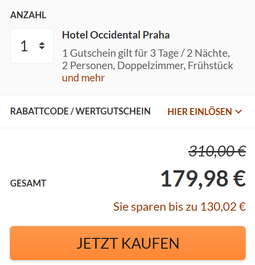 Prag Hotel Angebot