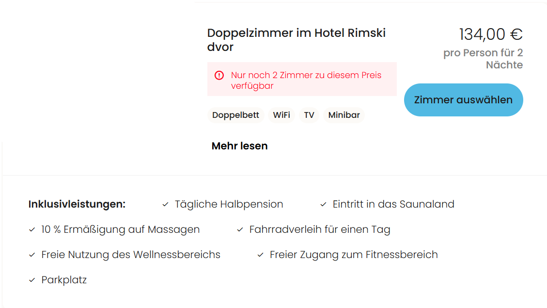 Slowenien Hotel Angebot