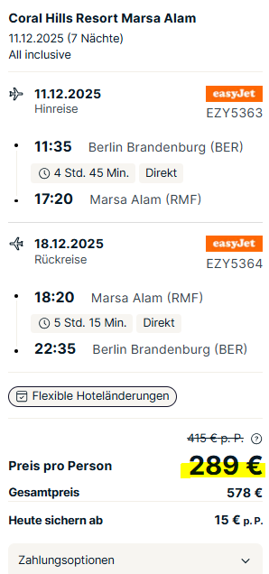 Ägypten Pauschalangebot