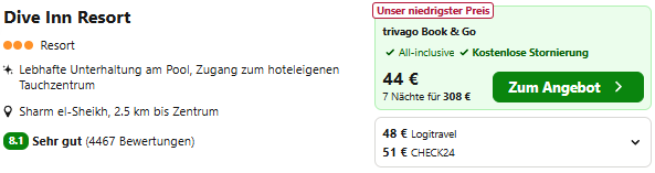 Ägypten Hotel Angebot