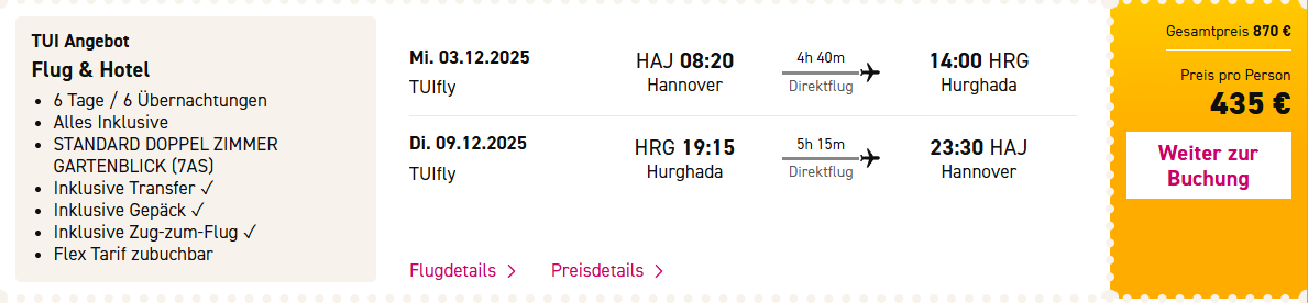 Ägypten Reise Angebot