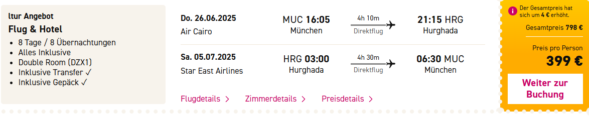 Ägypten Reise Angebot