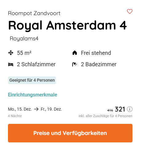 Amsterdam Lodge Angebot