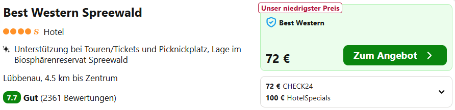 Deutschland Hotel Angebot