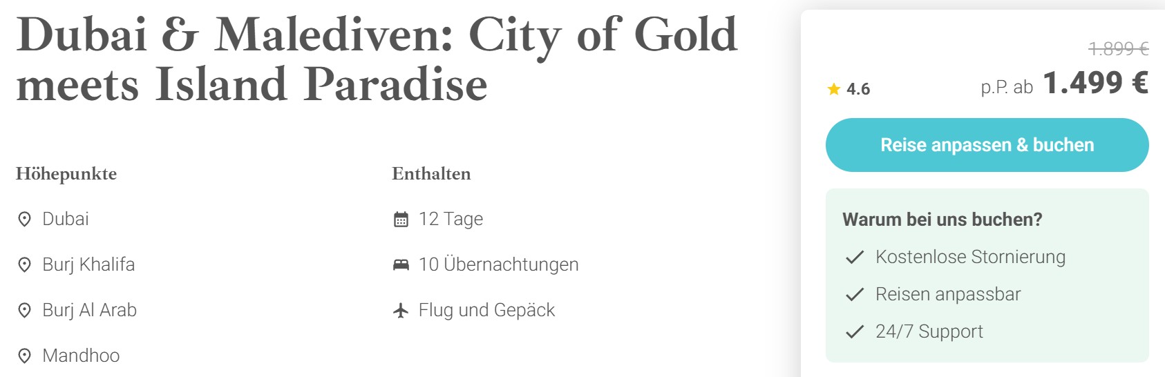 Dubai & Malediven