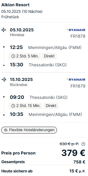 Griechenland Reise Angebot