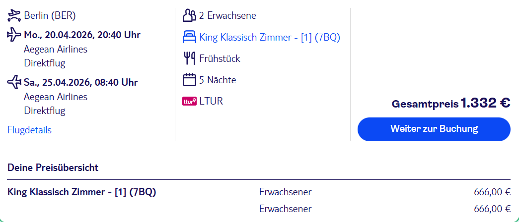 Griechenland Reise Angebot