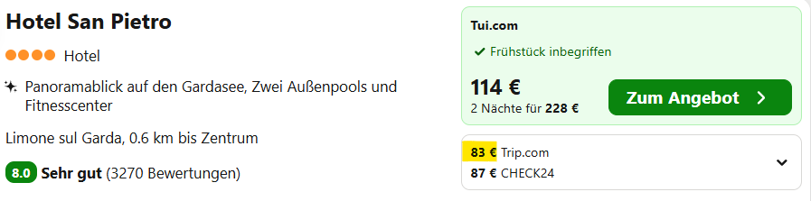 Italien Hotel Angebot