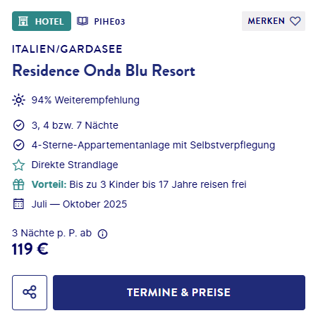 Italien Hotel Angebot