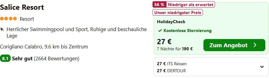 Italien Hotel Angebot