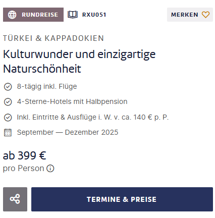 Türkei Pauschalangebot