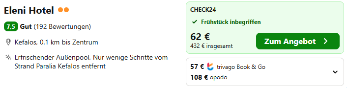 Kos Kombi Angebot
