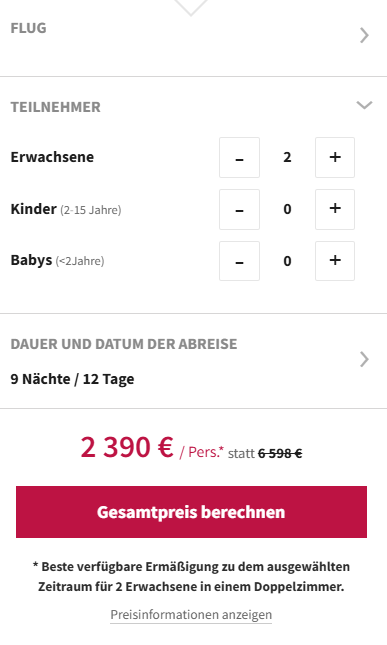 Malediven Reise Angebot