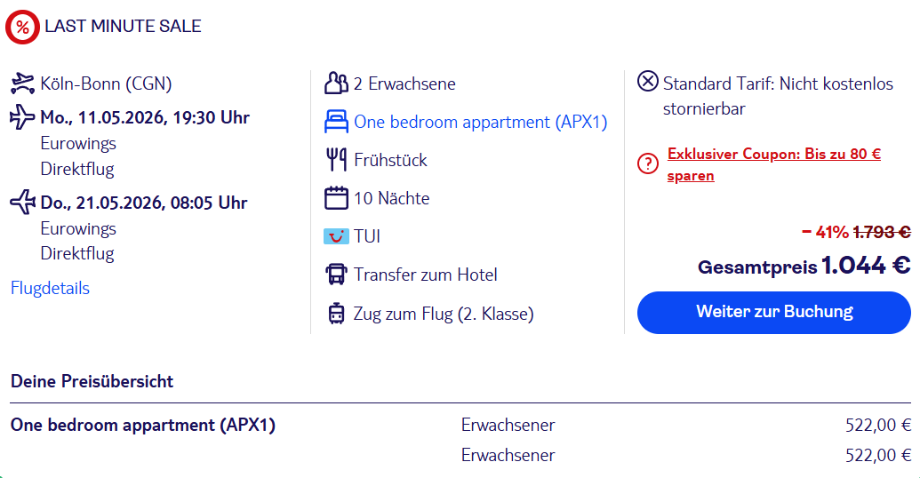 Mallorca Reise Angebot