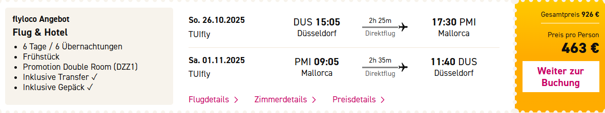 Mallorca Reise Angebot