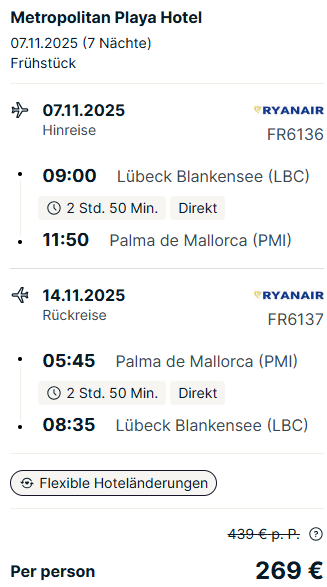 Mallorca Angebot