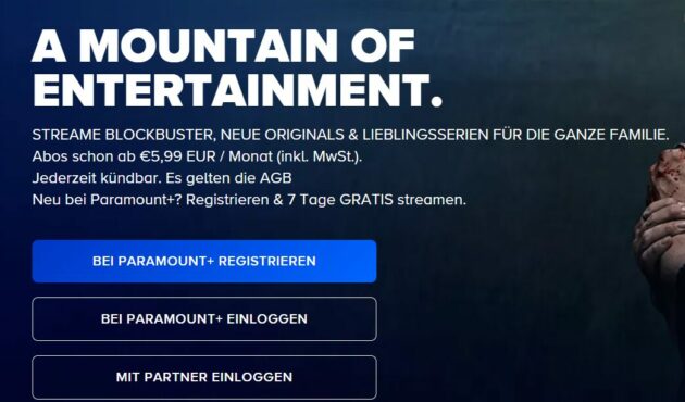 Paramount+ Kosten und Registrierung