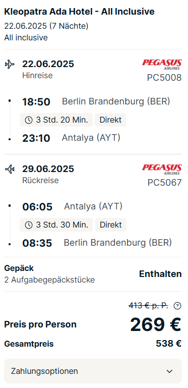 Türkei Reise Angebot