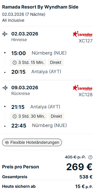 Türkei Reise Angebot