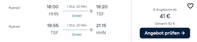 Venedig Flug Angebot