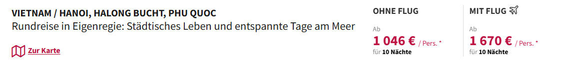 Vietnam Rundreise Angebot