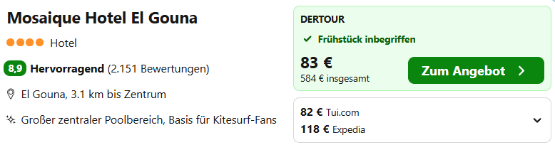 Ägypten Reise Angebot