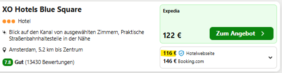 amsterdam hotelangebot
