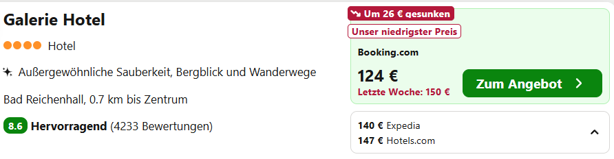 Deutschland Hotel Angebot