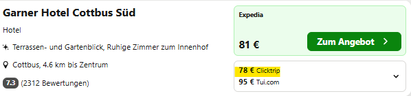 Deutschland Hotel Angebot