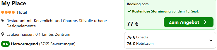 Deutschland Hotel Angebot