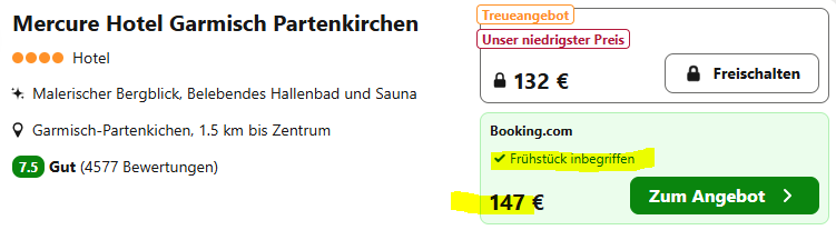 Eibsee Hotelangebot