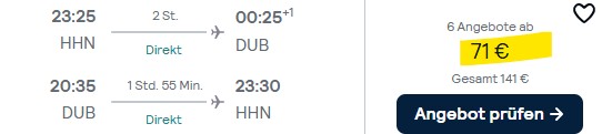 Dublin Flug