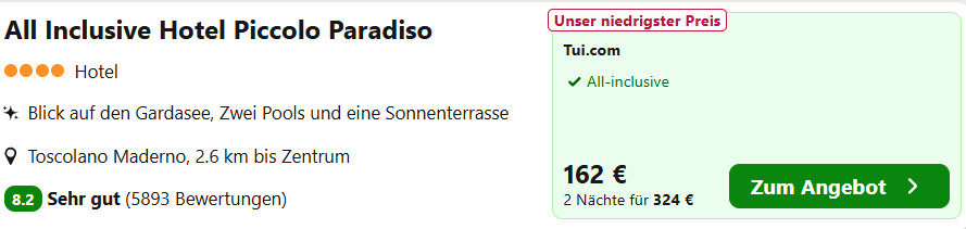 Italien Hotel Angebot