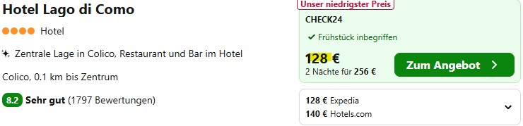 Italien Hotel Schnäppchen