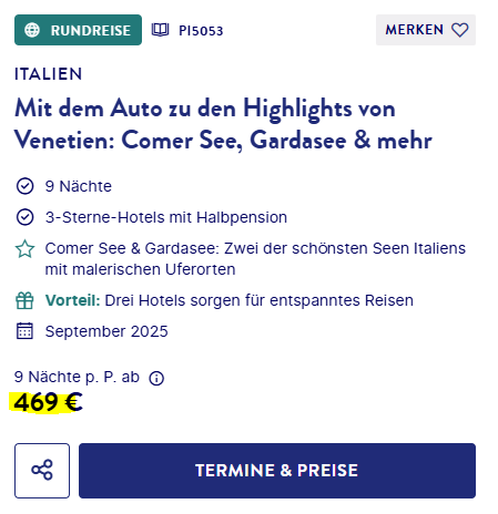 Italien Rundreise Angebot