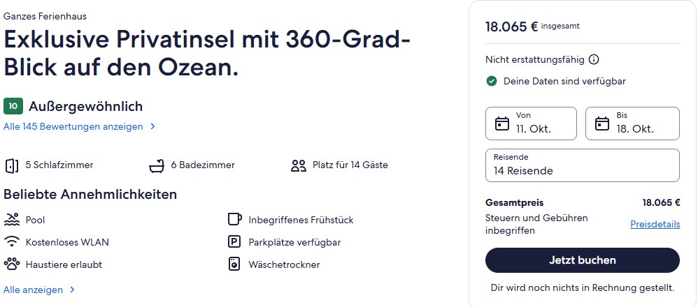 Karibik Ferienhaus Schnäppchen