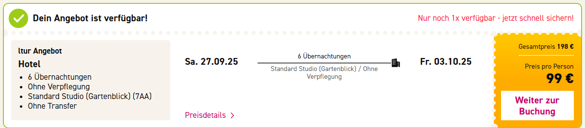 Kos Hotel Angebot