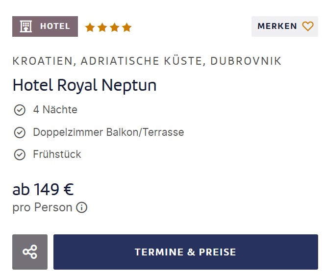 Kroatien Hotel