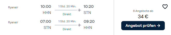 London Flug Angebot