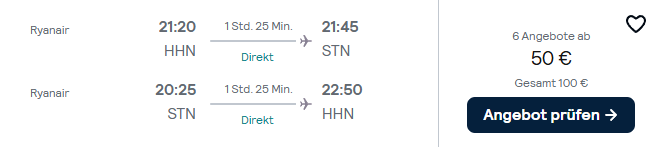 London Flug Angebot