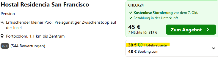Mallorca Hotel Angebot