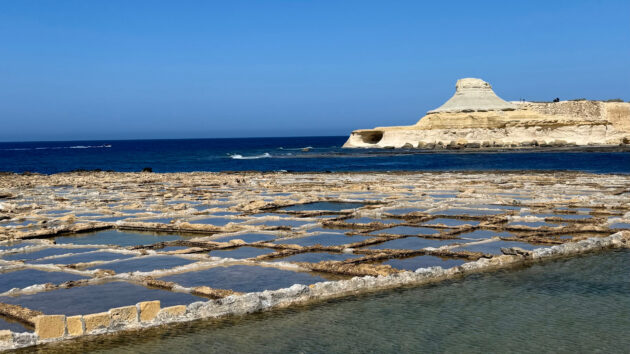Malta Xwejni Salt Pans