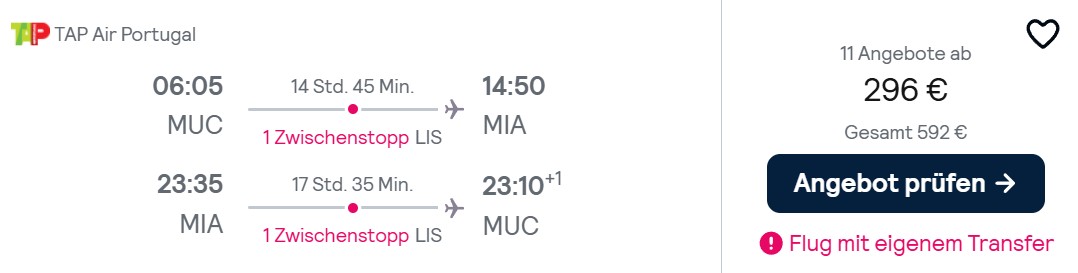 Miami Flug