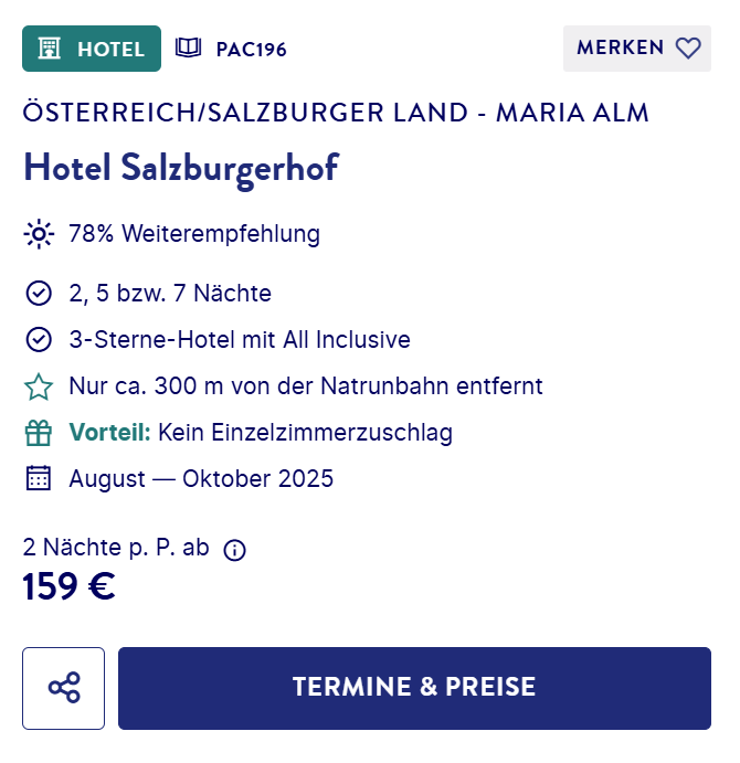 Österreich Hotel Angebot