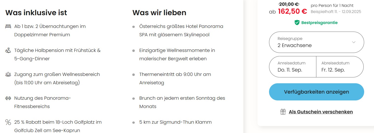 Österreich Hotelangebot