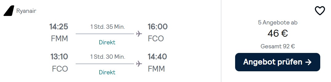 Rom Flug