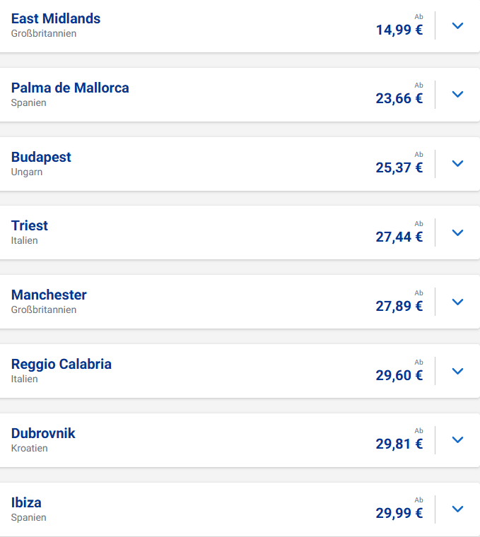 Ryanair Blitzverkauf